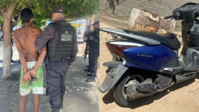 PM prende homem com moto furtada em Areia Branca