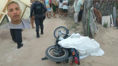 Homem é morto a tiros em cima de motocicleta na comunidade de Pedrinhas, em Areia Branca