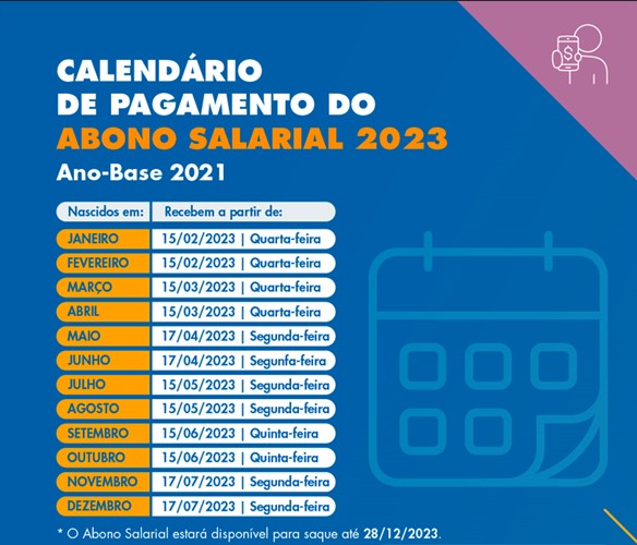 Caixa inicia pagamento do abono salarial 2023 em 15 de fevereiro