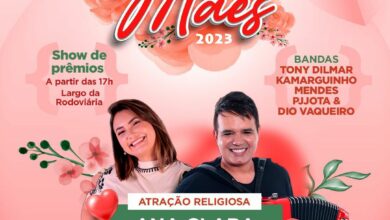 Prefeitura de Grossos divulga Festa das Mães com show religioso de Ana Clara e distribuição de prêmios