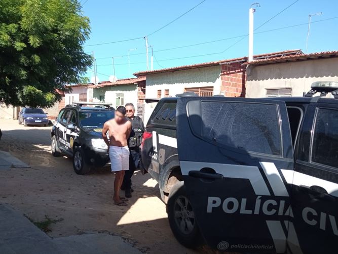 Polícia Civil efetua prisão de suspeito de homicídio em Grossos