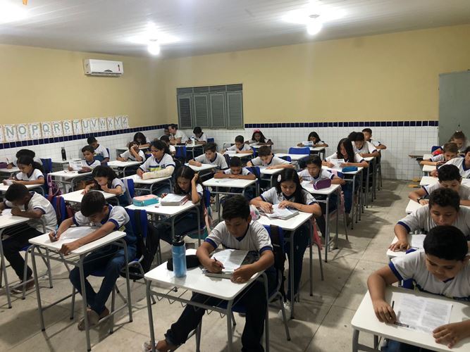 Escolas de Tibau realizaram o primeiro aulão simulado do SAAEB para avaliação da Educação Básica