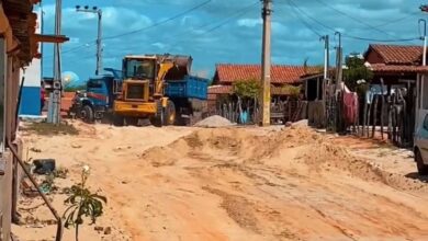 Prefeitura de Grossos investe R$ 200 mil na obra do calçamento de Alagamar