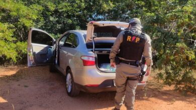 PM recupera em Areia Branca veículo roubado em Porto do Mangue