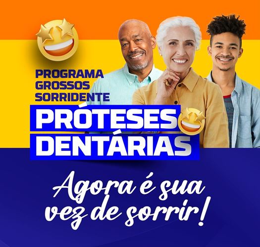 Grossos Sorridente: Prefeitura retoma programa de próteses dentárias e facilita acesso à saúde bucal