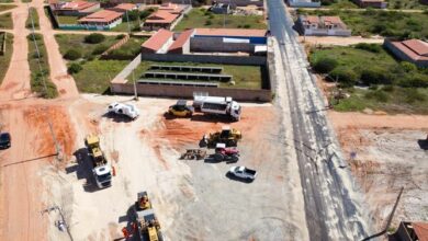 Obras a todo vapor: Confira a execução da obra no asfalto do bairro Jardim de Alicia em Tibau