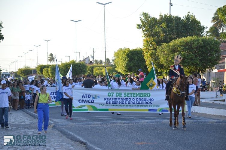 Prefeitura do Grossos prepara desfile cívico em comemoração ao Dia da Independência