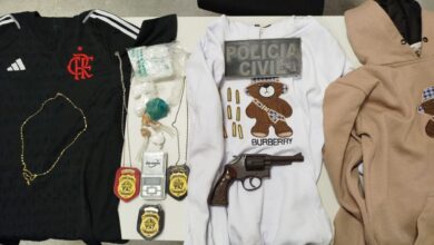 Polícia Civil apreende drogas, arma e munições em residência de suspeito por furto em casa lotérica