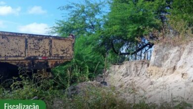 Polícia Ambiental flagra retirada ilegal de minério na zona rural de Areia Branca