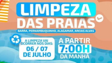 Prefeitura de Grossos promove mutirão ”Praia Limpa” neste final de semana