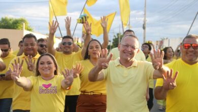 Com forte apoio popular, convenção do União Brasil oficializa candidaturas de Cinthia e Galego em Grossos