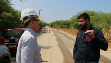 Governo do Estado faz vistoria na RN Dehon Caenga e em outras obras na região