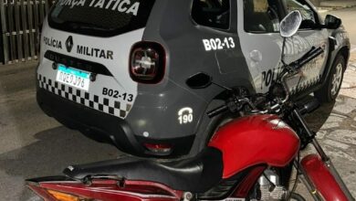 PM apreende moto com sinais de adulteração durante patrulhamento em Tibau