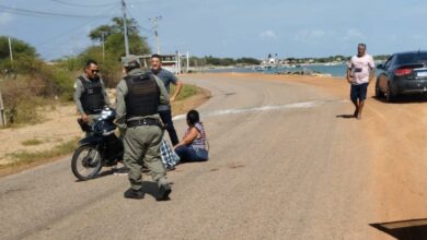 Casal de idosos fica ferido ao passar por lombada não sinalizada na RN Dehon Caenga