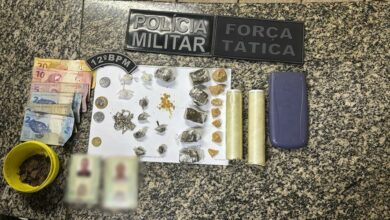 Polícia Militar prende homem por tráfico de drogas em Areia Branca